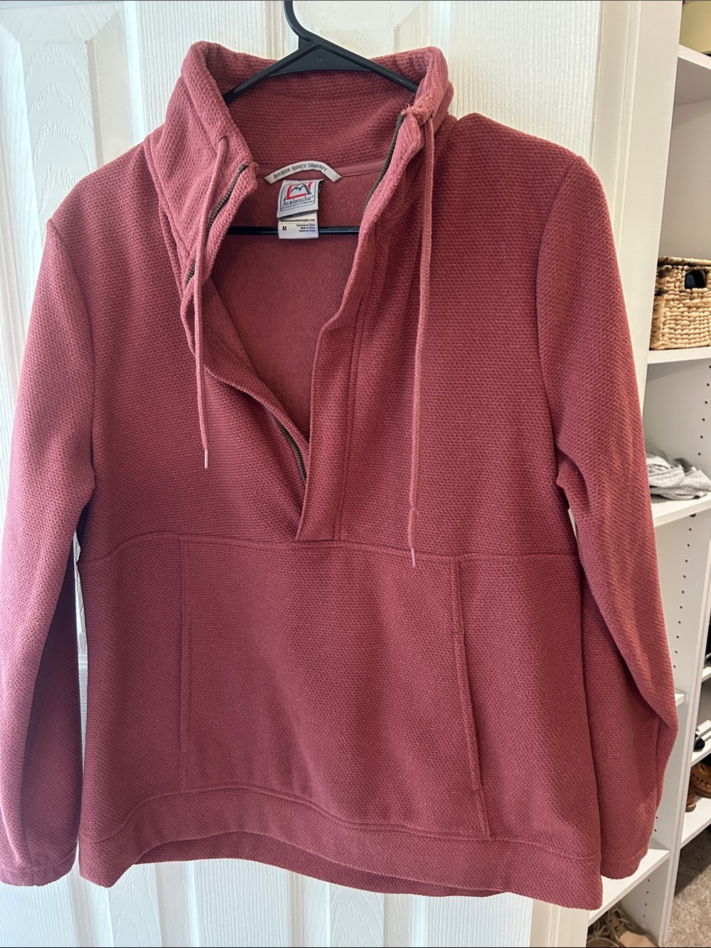 Avalanche Dusty Rose Half-Zip Pullover Sweater